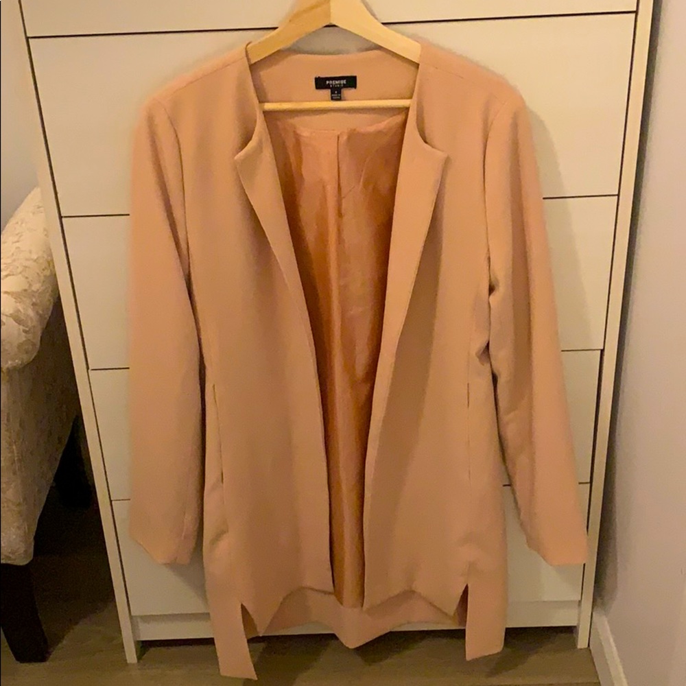 Blush blazer style jacket